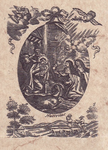 Kupferstich 18. Jh. von J. de Man/Antwerpen Kupferstich 18. Jh. von J. de Man/Antwerpen - Archiv Provinzialat OCD, München